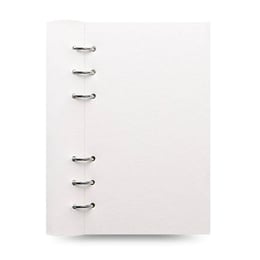 Filofax Тефтер Clipbook Monochrome Personal, бял