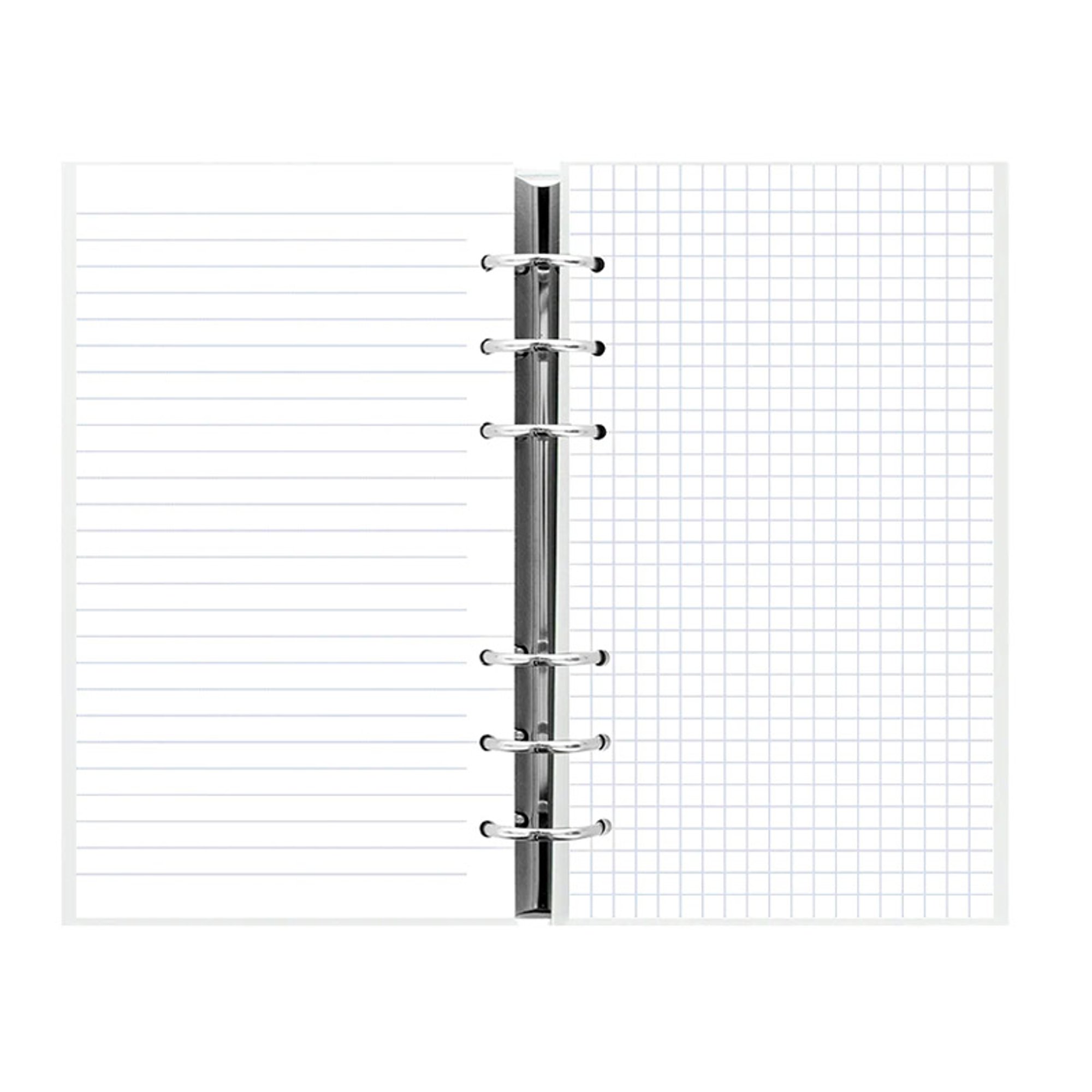 Filofax Тефтер Clipbook Monochrome Personal, бял