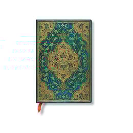 Paperblanks Тефтер Turquoise, Mini, широки редове, мека корица, 104 листа