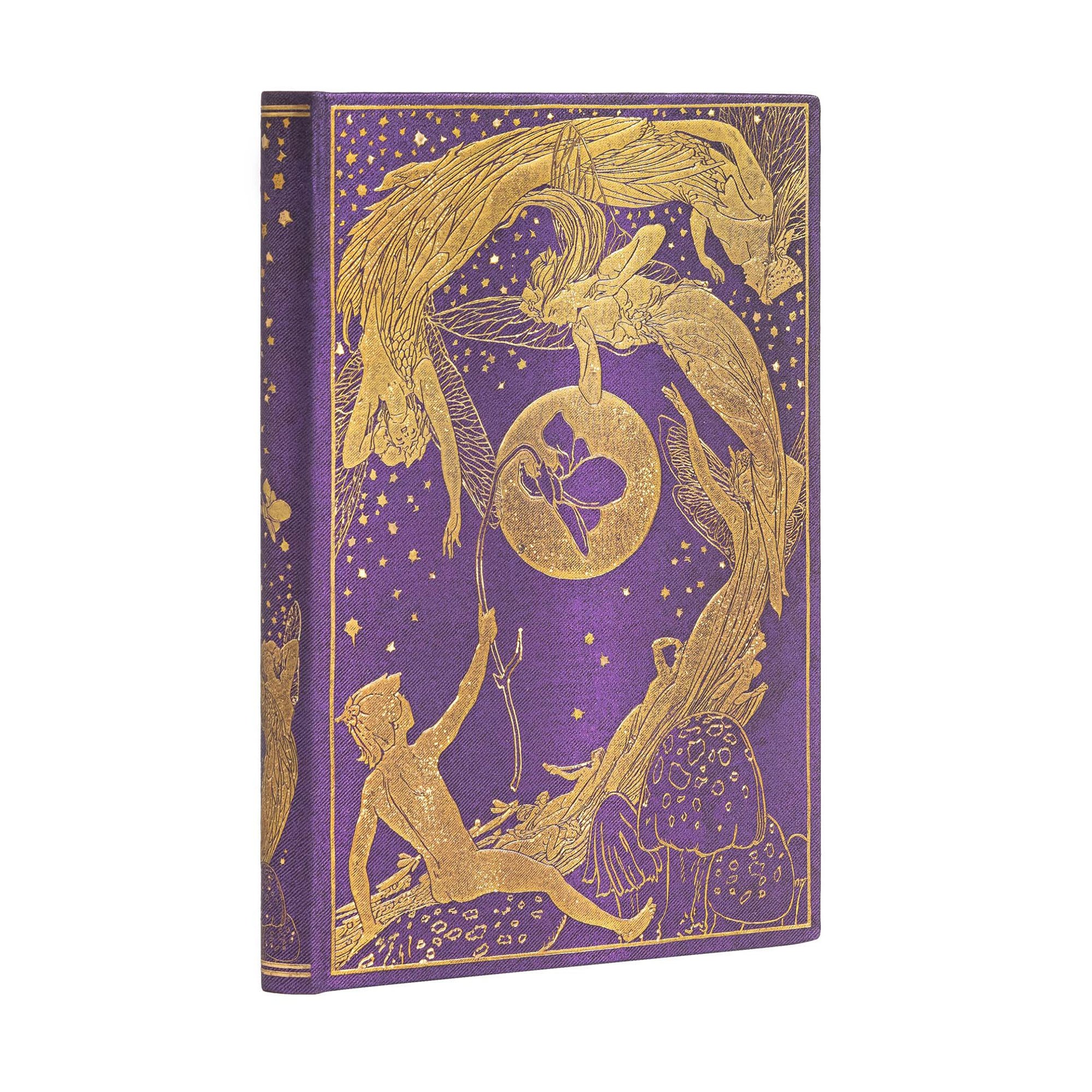 Paperblanks Тефтер Violet Fairy, 95 х 140 mm, твърда корица, 88 листа