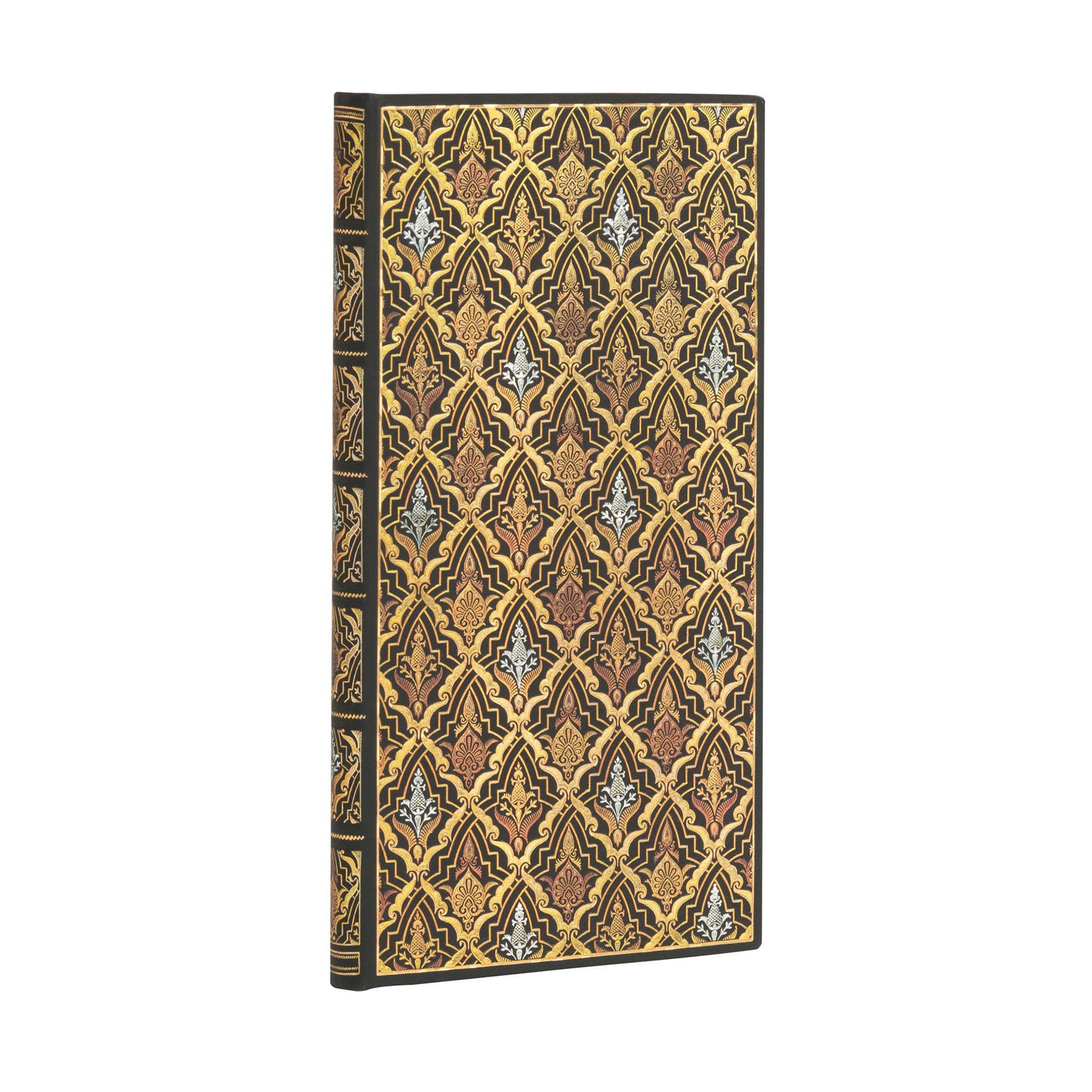 Paperblanks Тефтер Destiny, Slim, широки редове, твърда корица, 88 листа