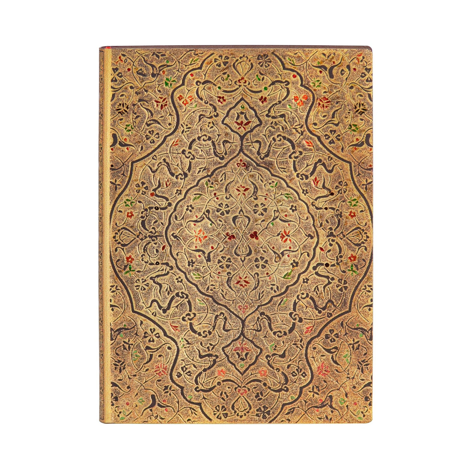 Paperblanks Тефтер Zahra, Midi, широки редове, мека корица, 88 листа