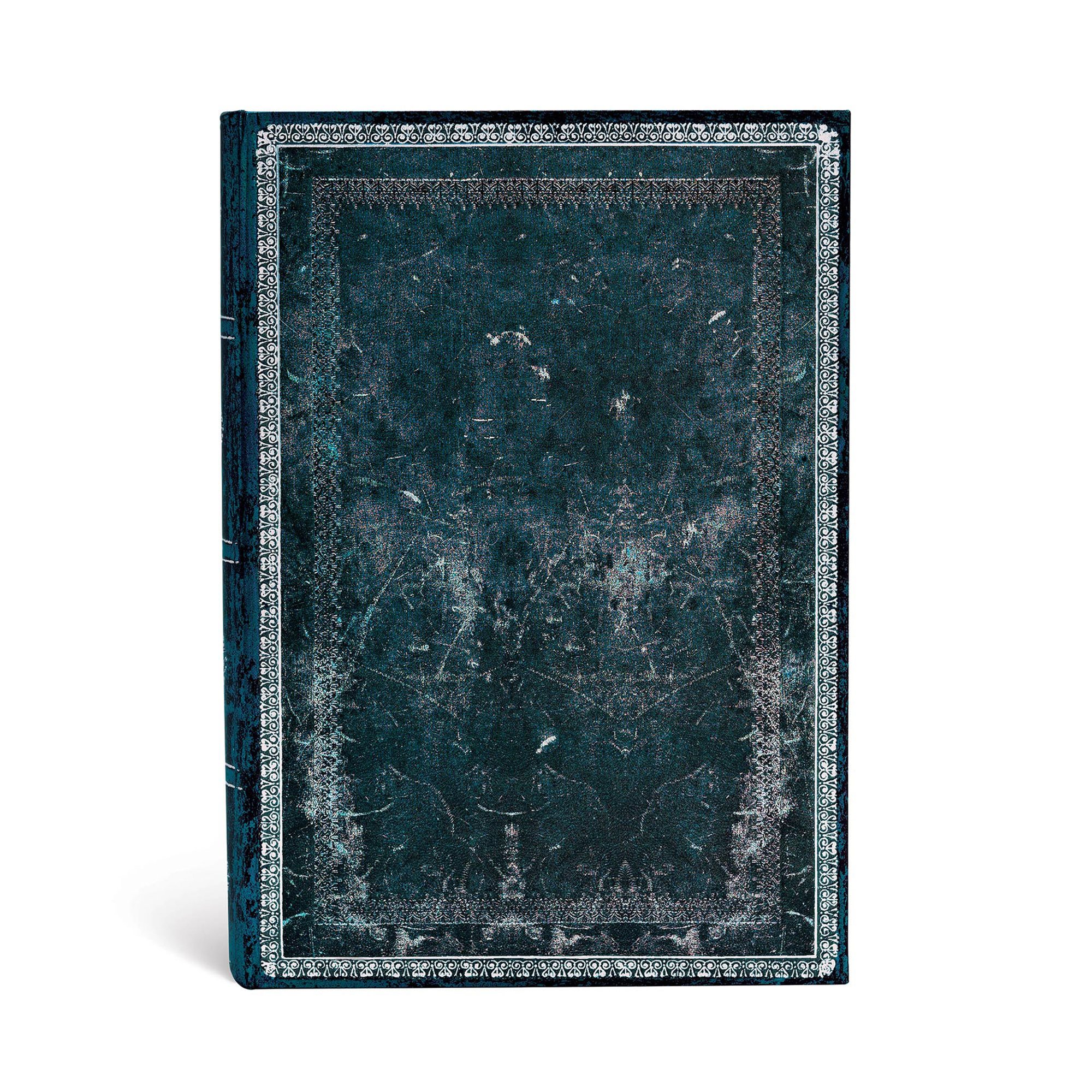 Paperblanks Тефтер Midnight Steel, 130 х 180 mm, широки редове, твърда корица, 72 листа