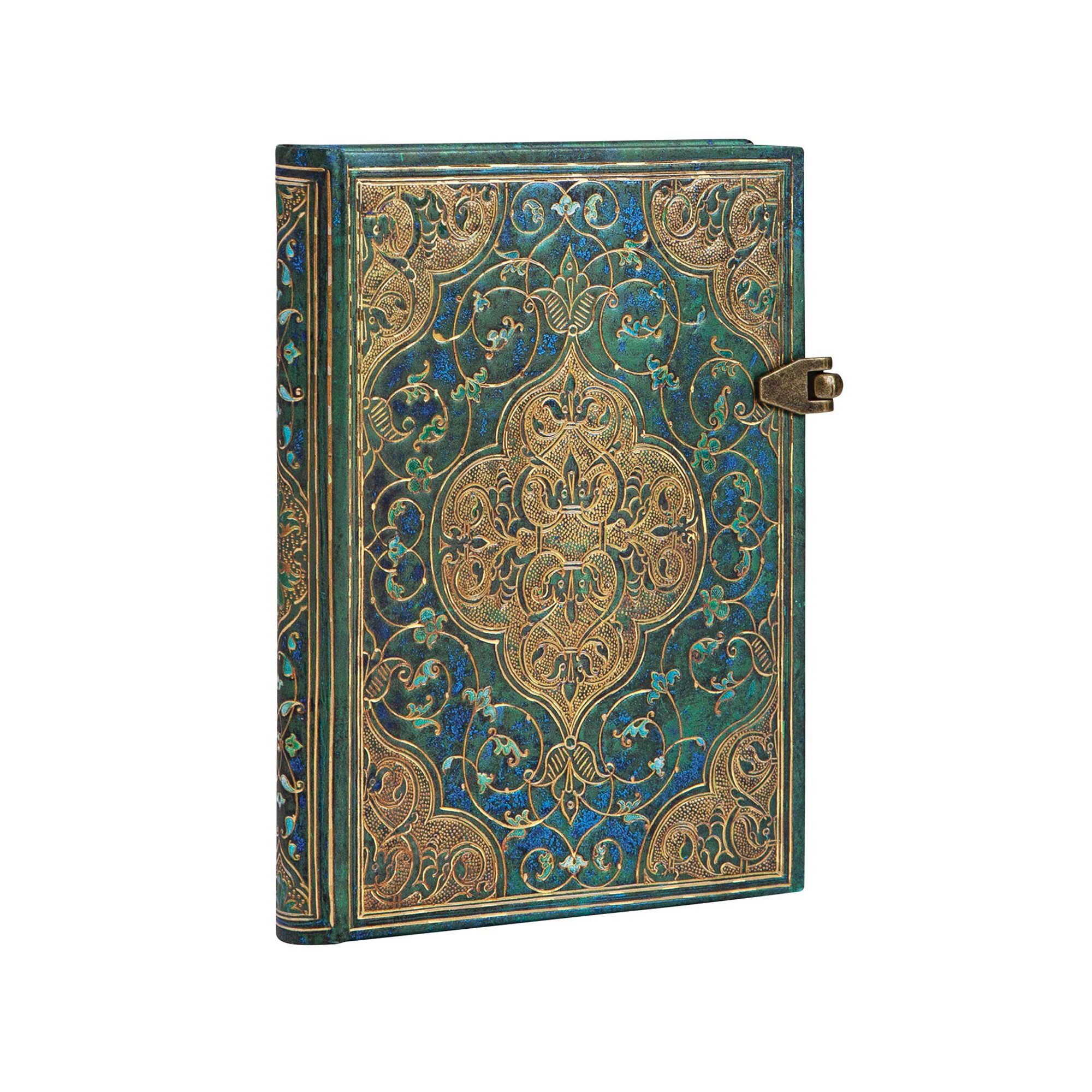 Paperblanks Тефтер Turquoise, Mini, широки редове, твърда корица, 120 листа