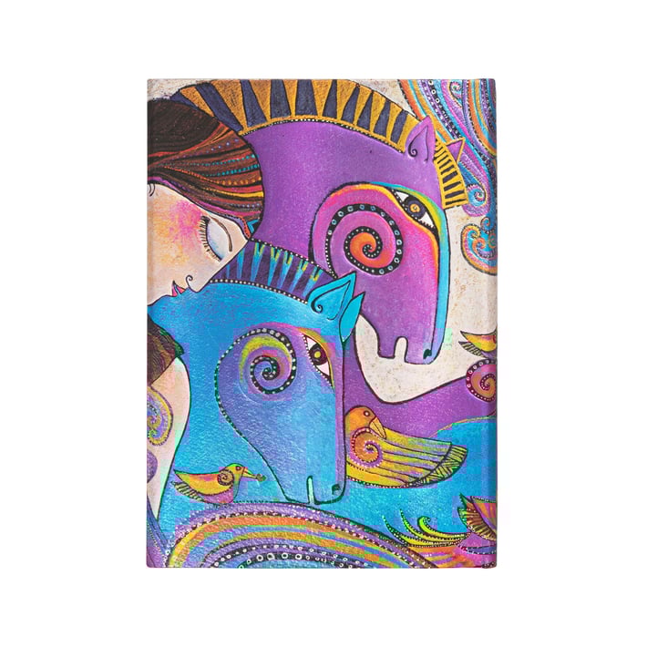 Paperblanks Тефтер Maria and Mares, Midi, твърда корица, 72 листа