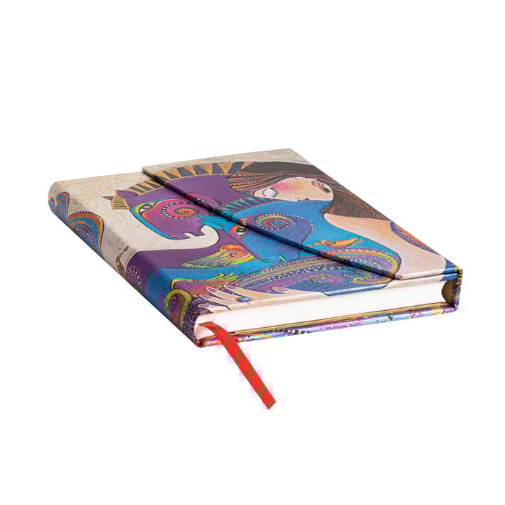Paperblanks Тефтер Maria and Mares, Midi, твърда корица, 72 листа