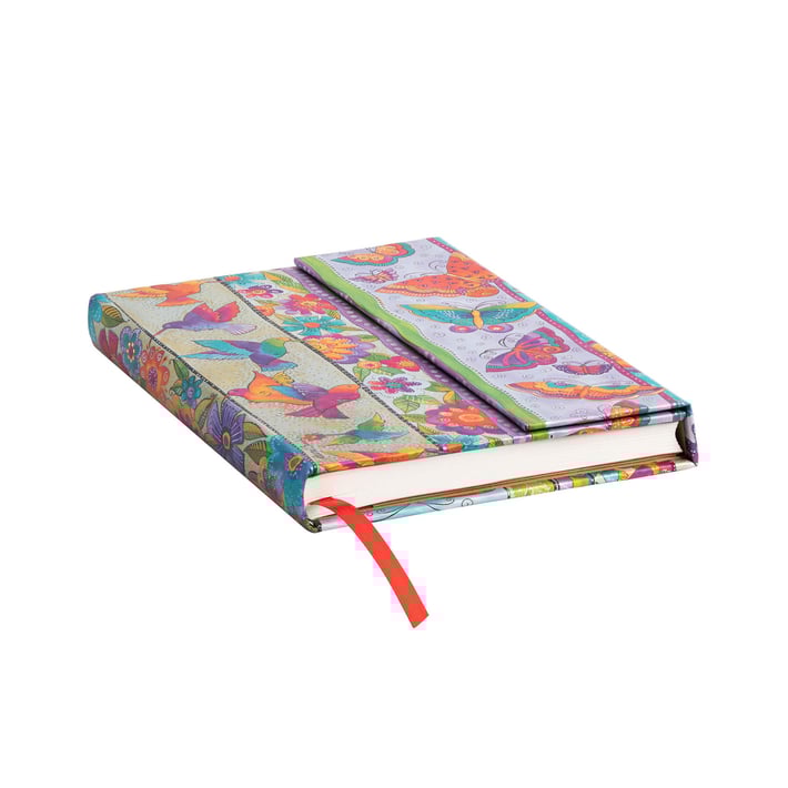 Paperblanks Тефтер Hummingbird, Midi, твърда корица, 72 листа