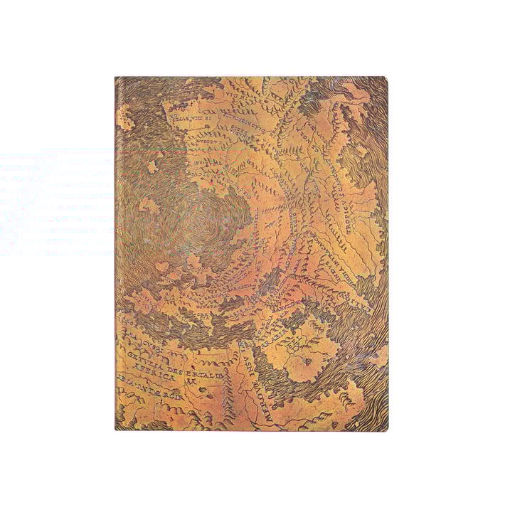 Paperblanks Тефтер Hunt-Lenox Globe, Ultra, широки редове, мека корица, 88 листа