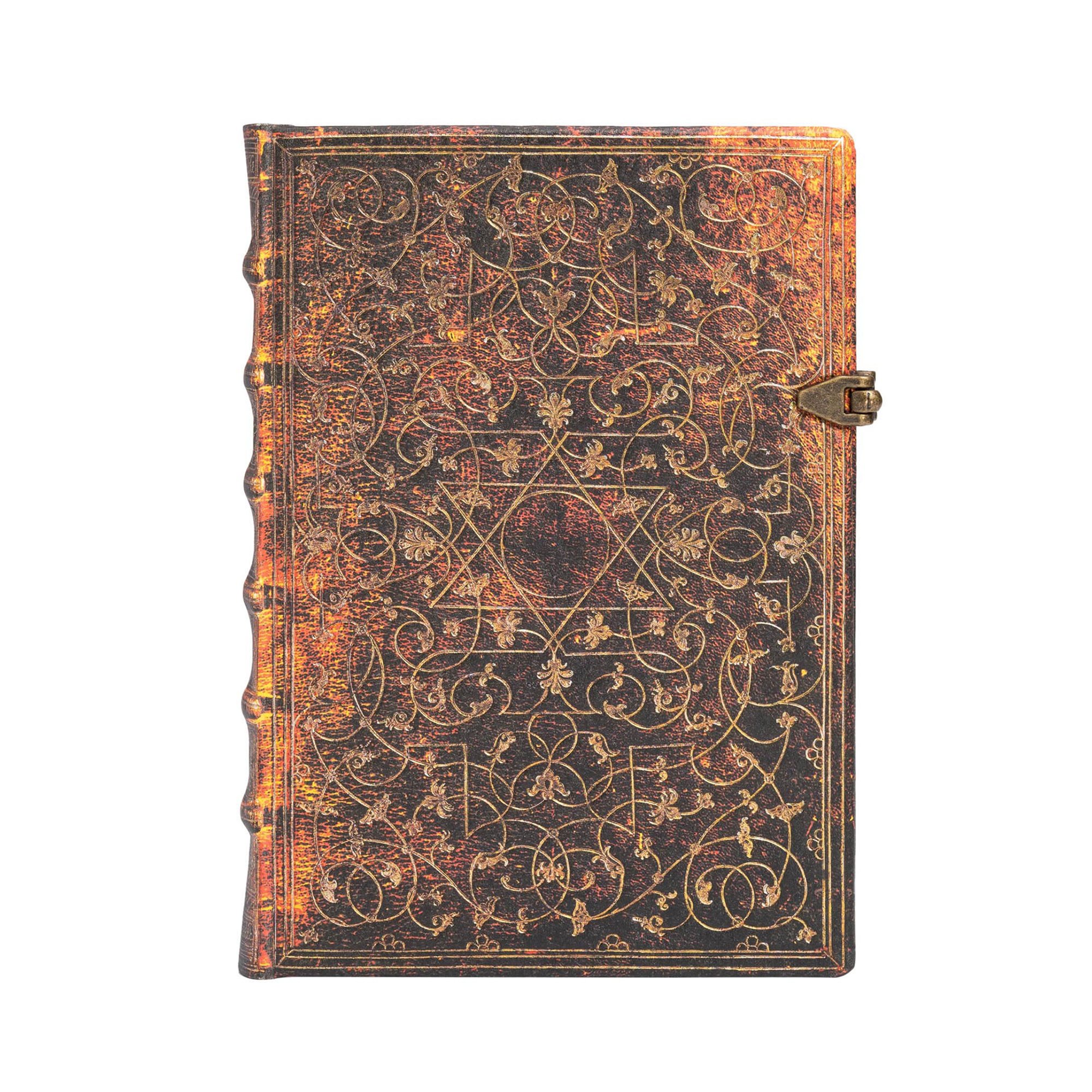 Paperblanks Тефтер Grolier, Midi, широки редове, твърда корица, 120 листа