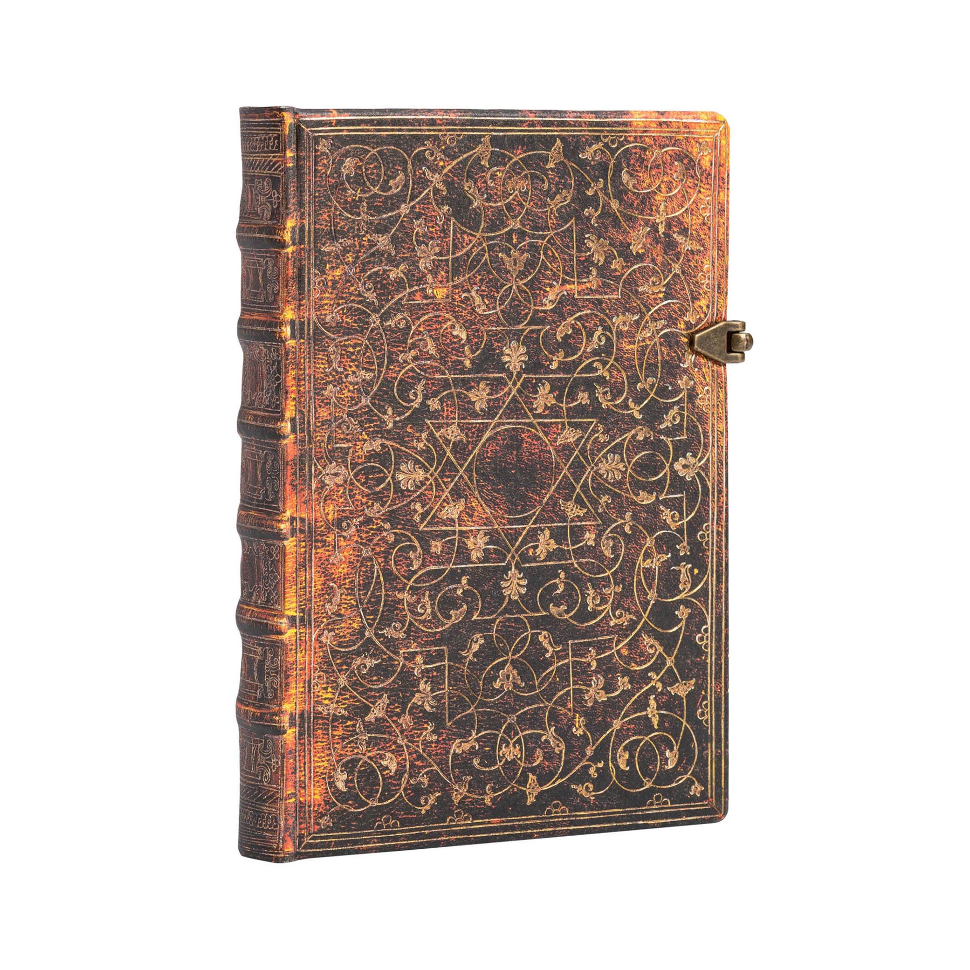 Paperblanks Тефтер Grolier, Midi, широки редове, твърда корица, 120 листа