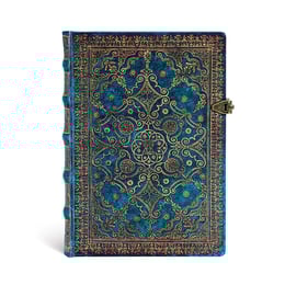 Paperblanks Тефтер Azure, Midi, широки редове, твърда корица, 120 листа