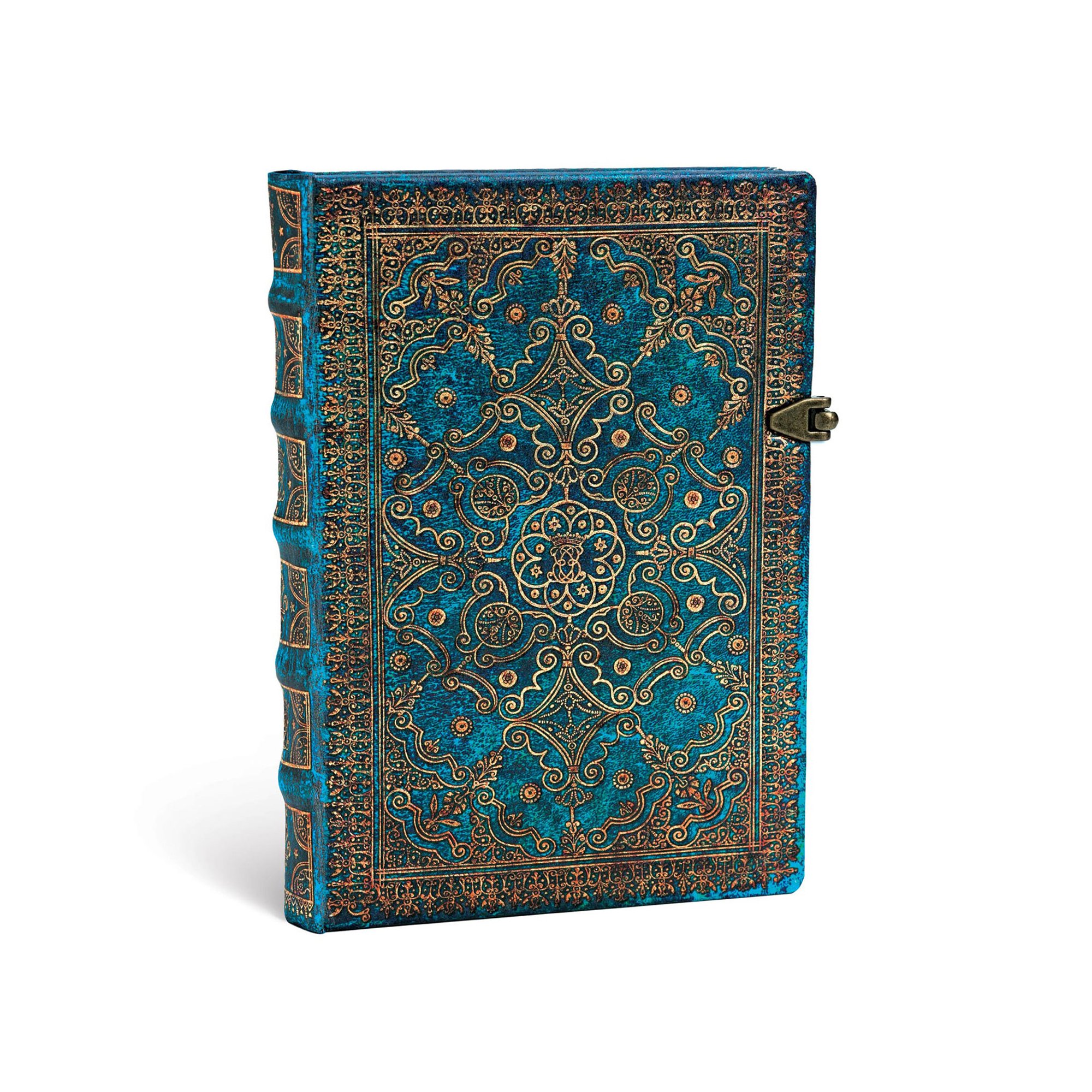 Paperblanks Тефтер Azure, Midi, широки редове, твърда корица, 120 листа