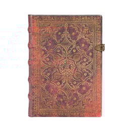 Paperblanks Тефтер Carmine, Midi, широки редове, твърда корица, 120 листа
