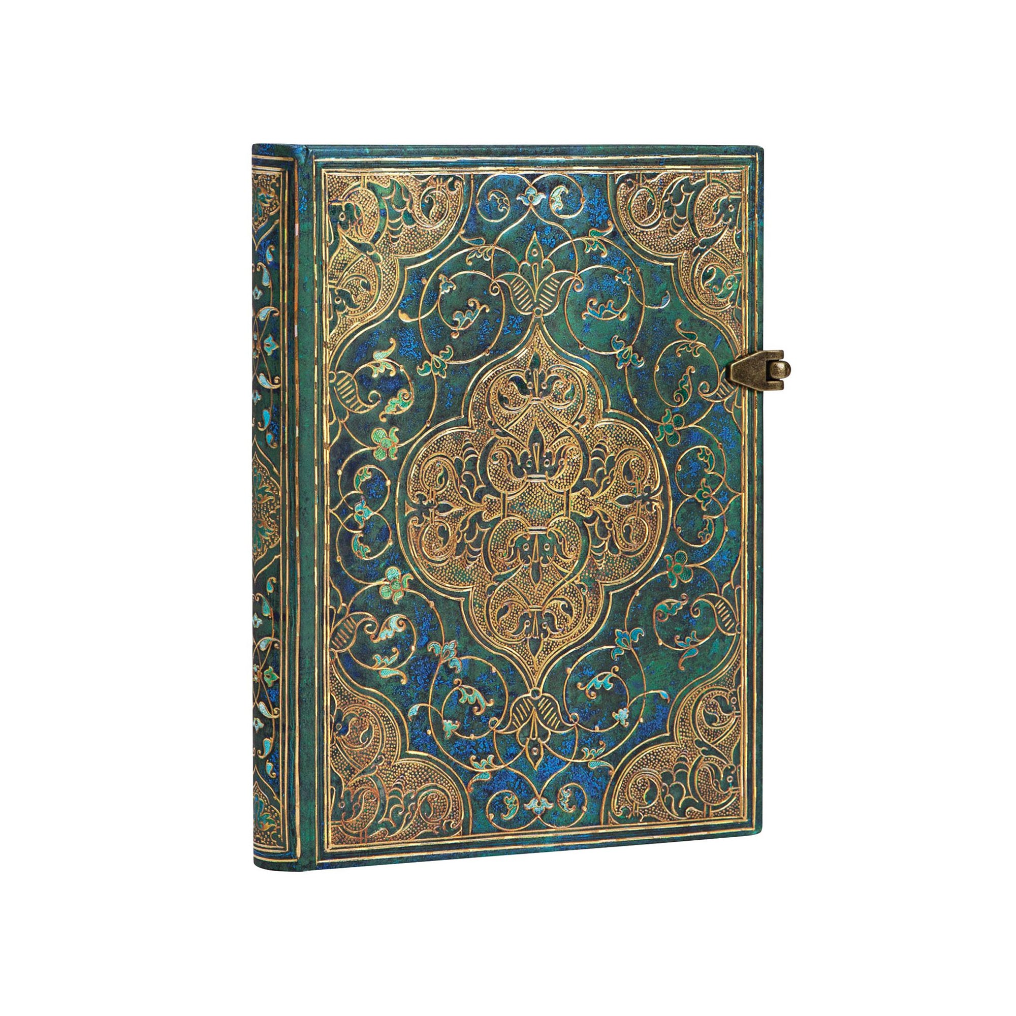 Paperblanks Тефтер Turquoise, Midi, широки редове, твърда корица, 120 листа