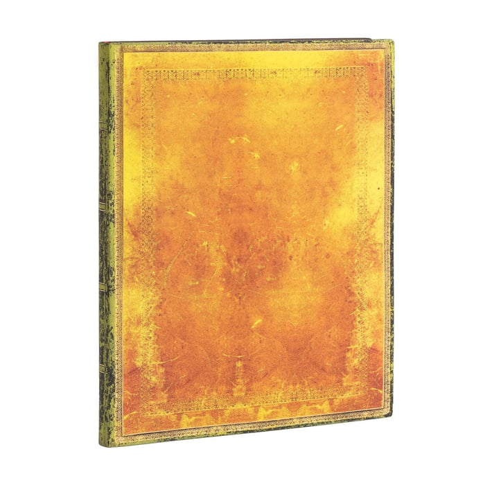 Paperblanks Тефтер Ochre, Ultra, широки редове, мека корица, 120 листа