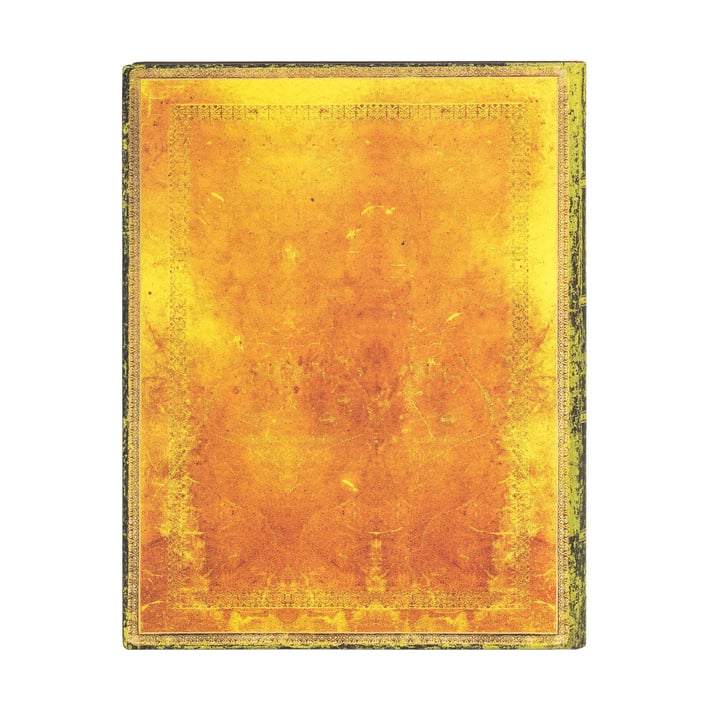 Paperblanks Тефтер Ochre, Ultra, широки редове, мека корица, 120 листа