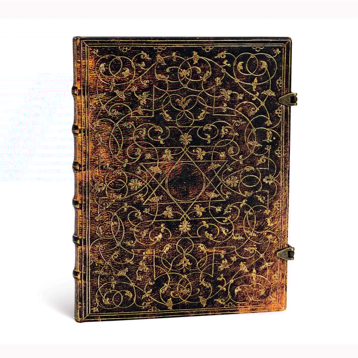 Paperblanks Тефтер Grolier, Ultra, широки редове, твърда корица, 72 листа