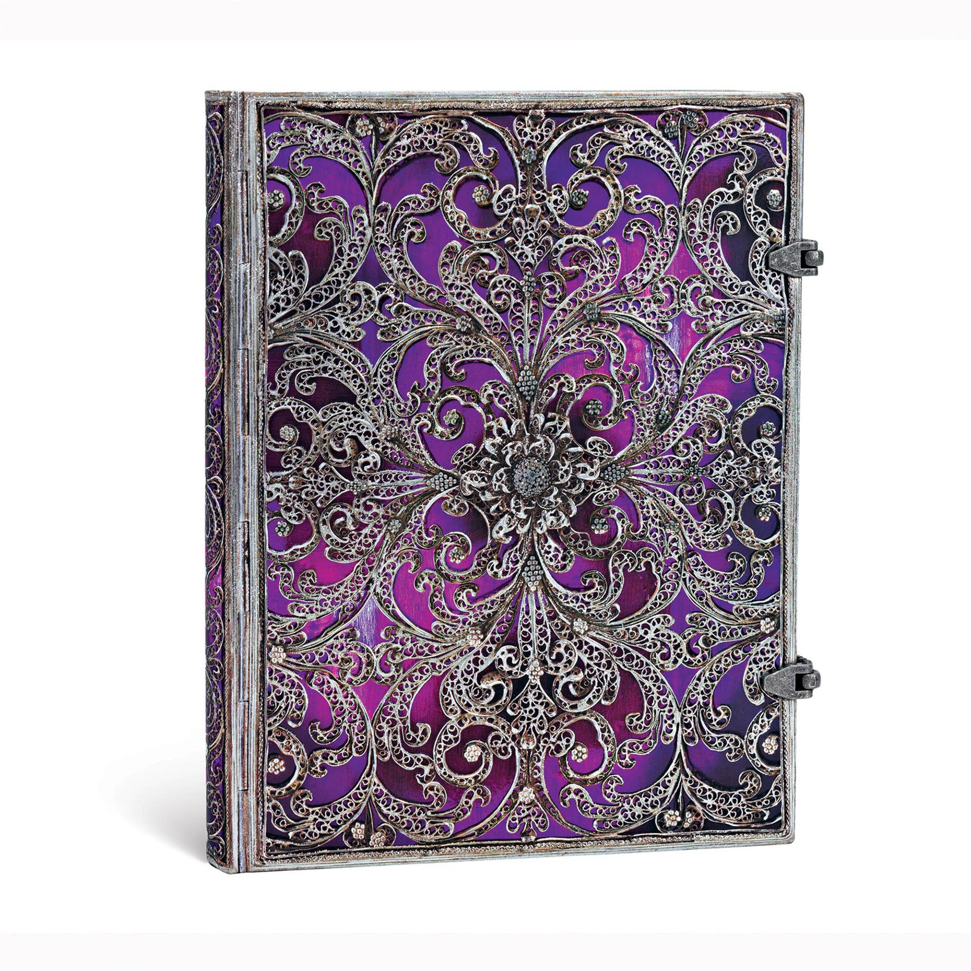 Paperblanks Тефтер Aubergine, Ultra, широки редове, твърда корица, 120 листа