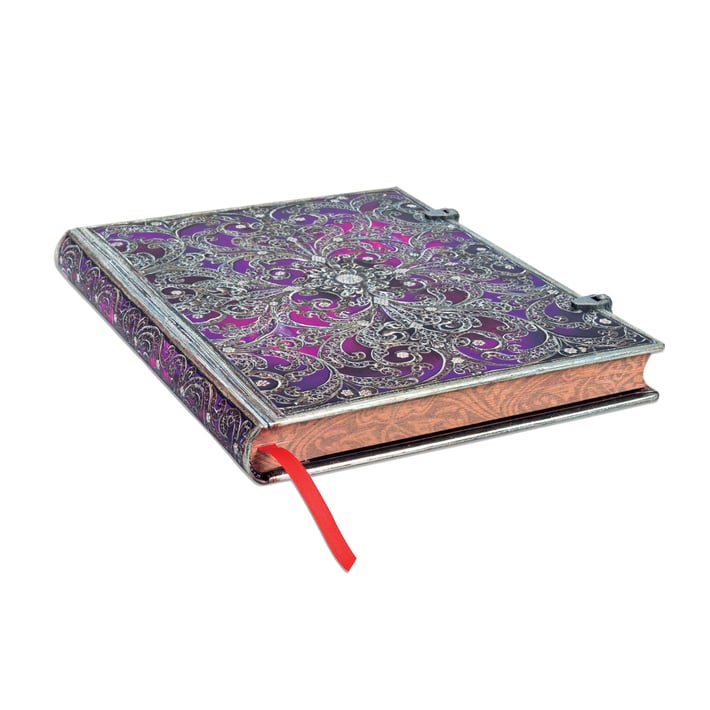 Paperblanks Тефтер Aubergine, Ultra, широки редове, твърда корица, 120 листа