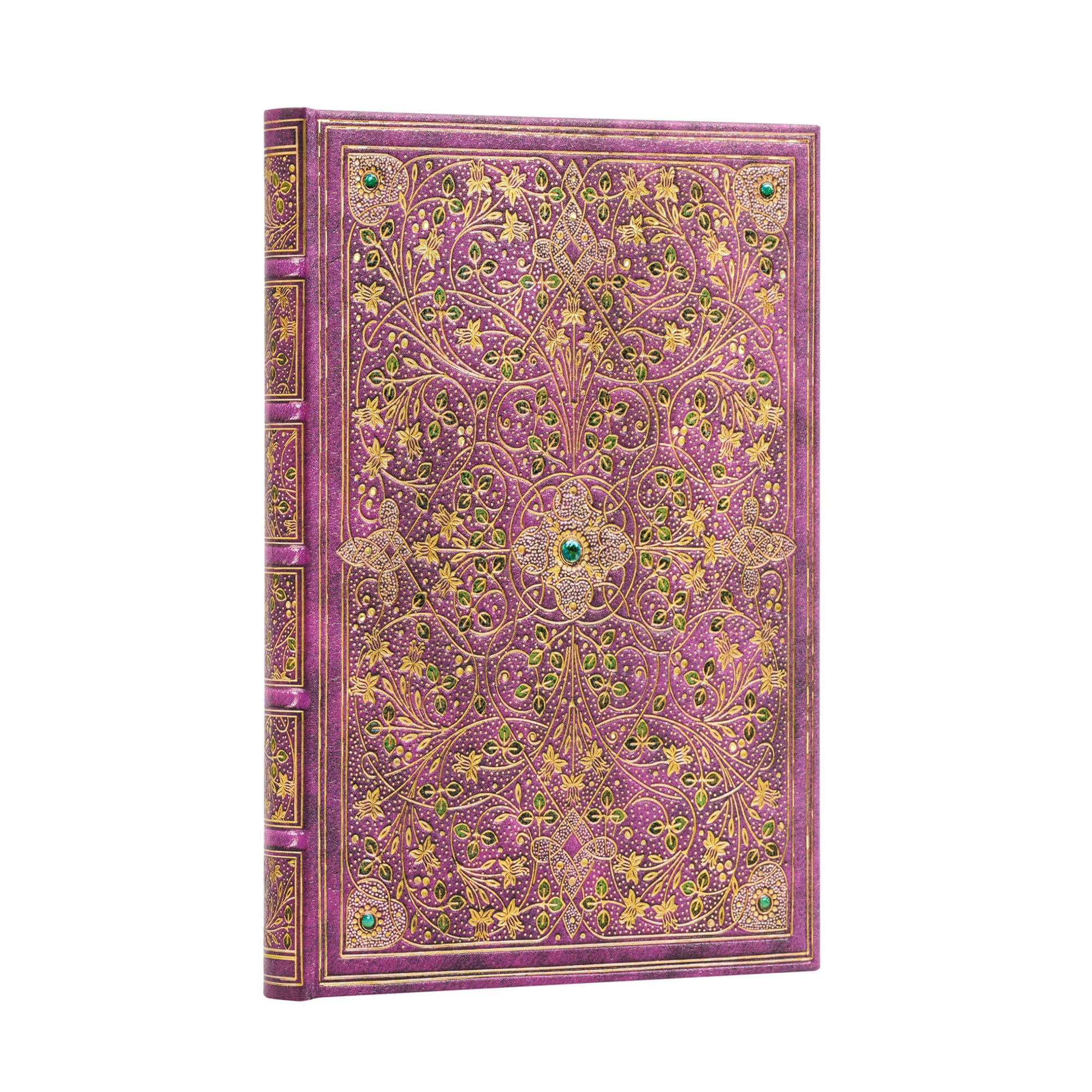 Paperblanks Тефтер Sangorski & Sutcliffe, Midi, широки редове, твърда корица, 72 листа