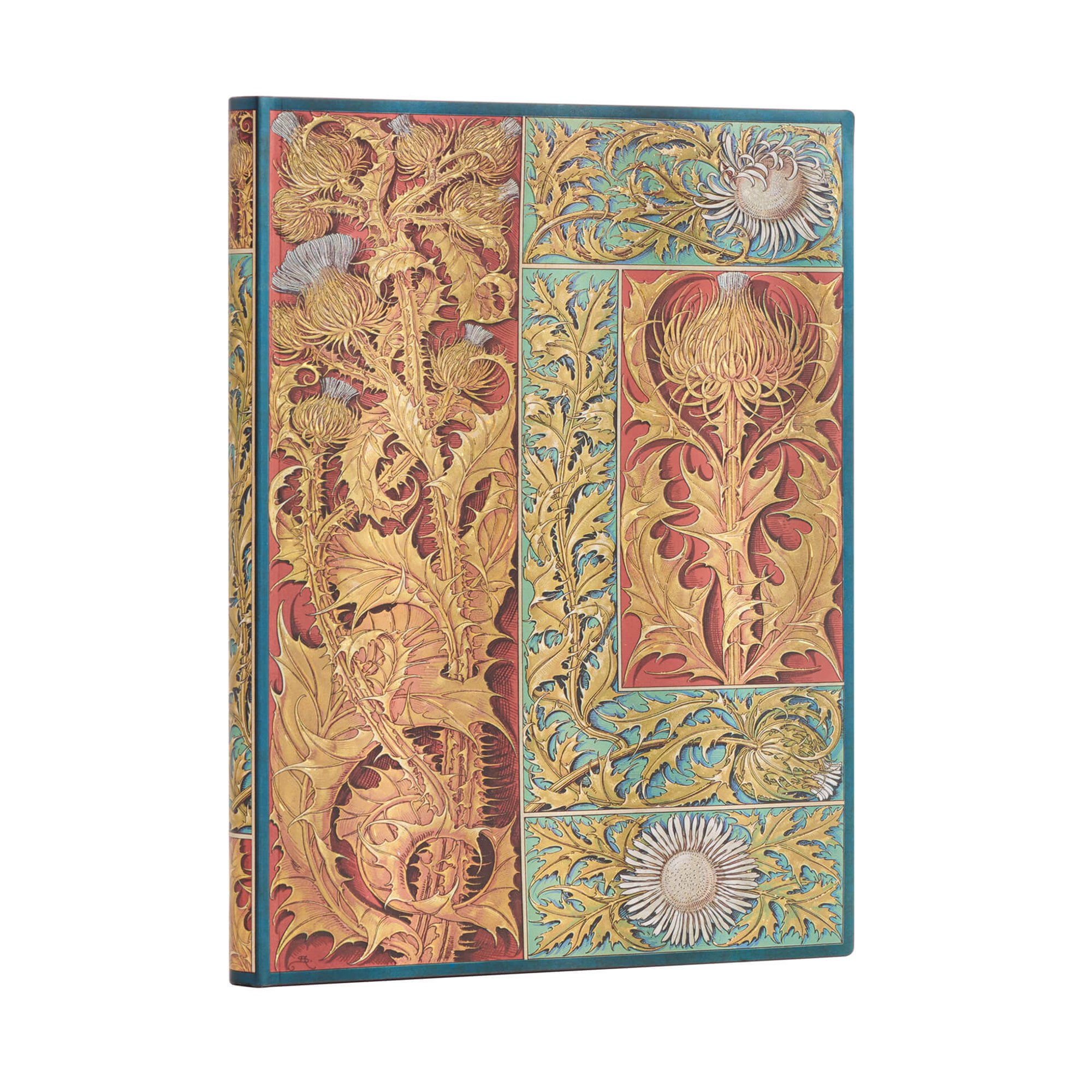 Paperblanks Тефтер Vox Botanica, Midi, широки редове, мека корица, 88 листа