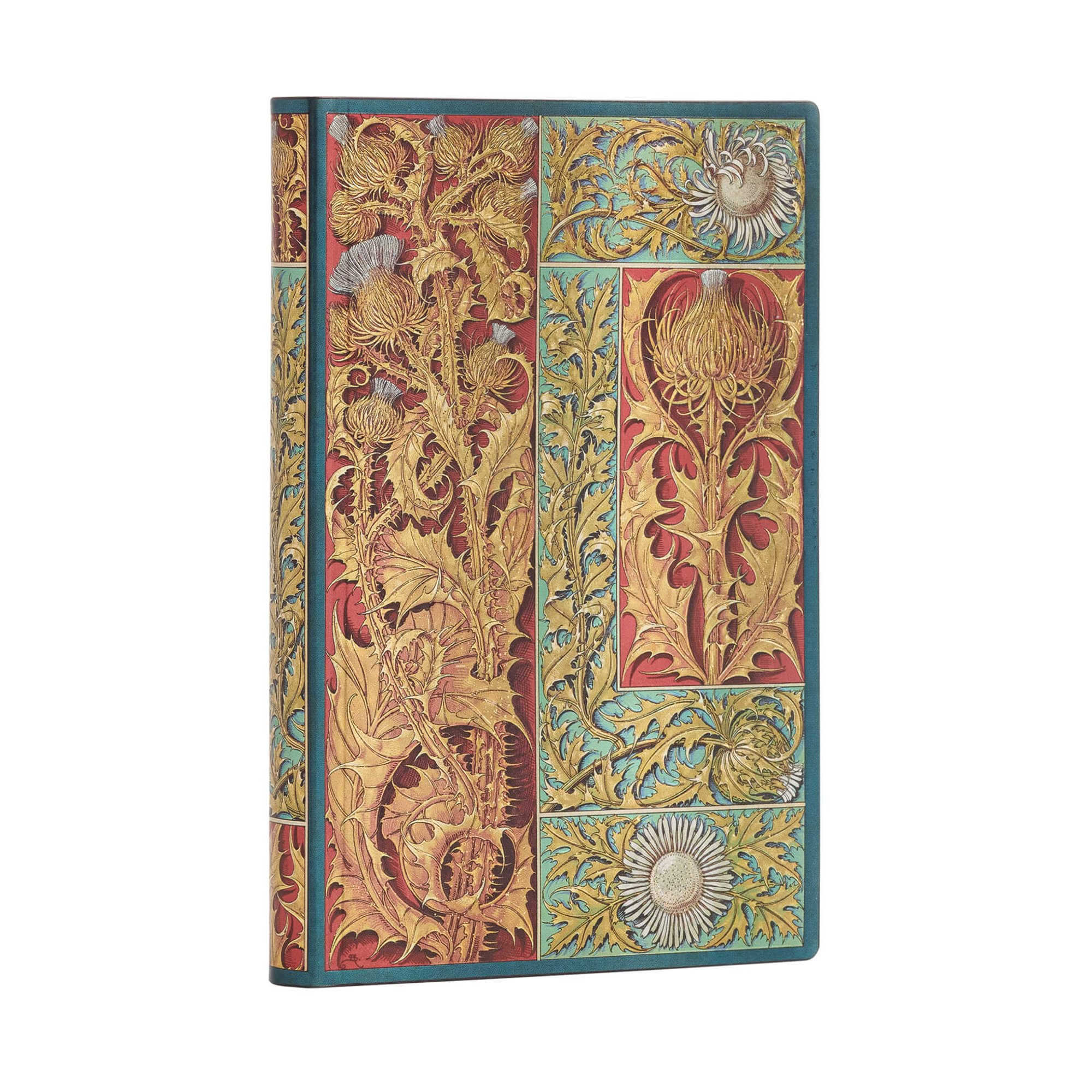 Paperblanks Тефтер Vox Botanica, Mini, широки редове, мека корица, 104 листа