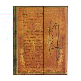 Paperblanks Тефтер Verdi Carteggio, Ultra, широки редове, твърда корица, 72 листа