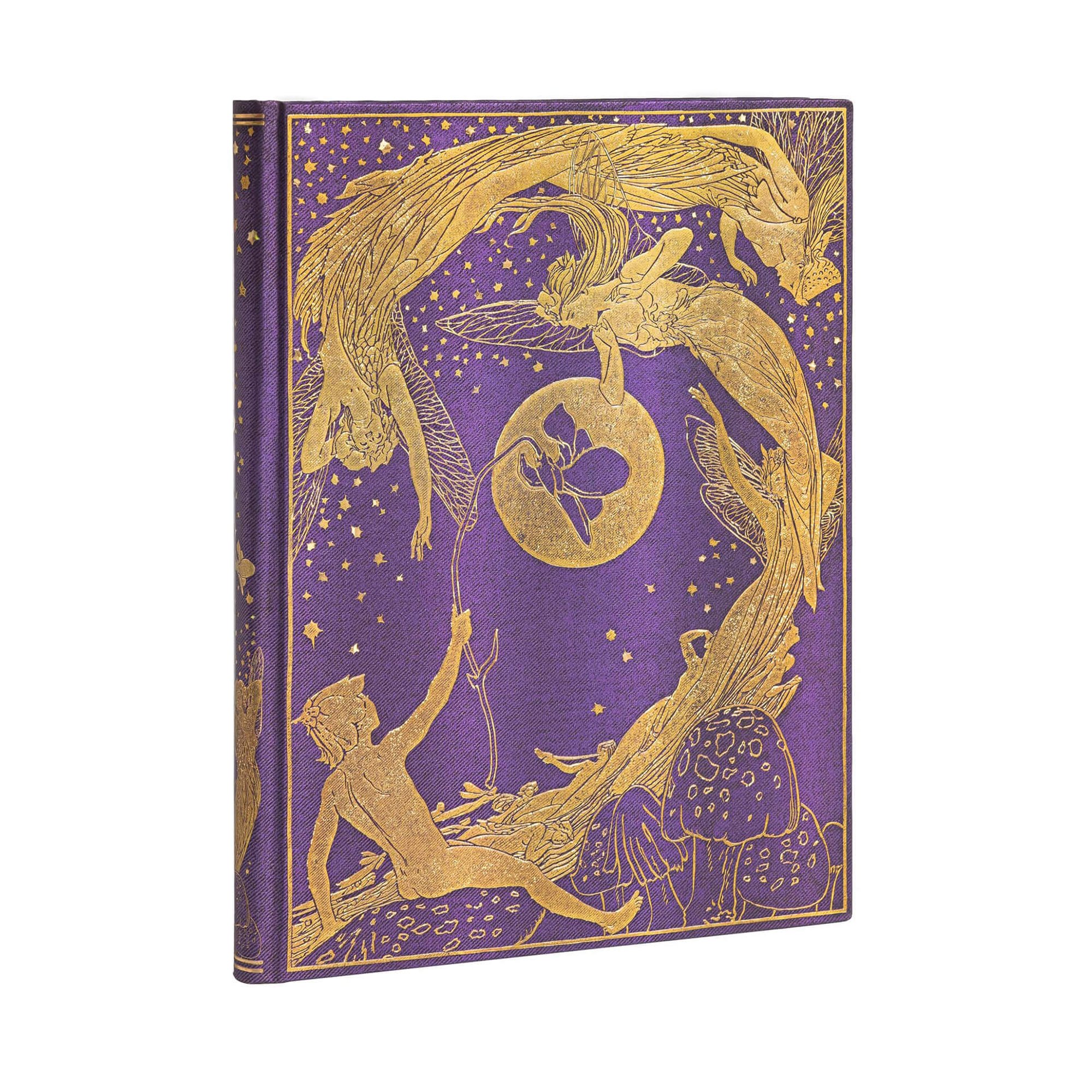 Paperblanks Тефтер Violet Fairy, Ultra, широки редове, твърда корица, 72 листа