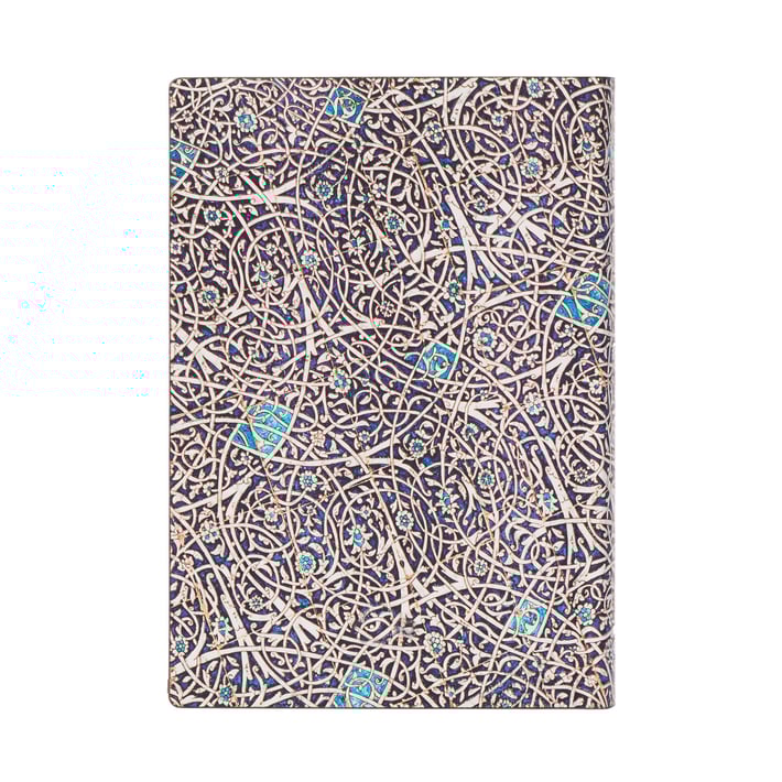Paperblanks Планер Granada Turquoise, Midi, Verso, твърда корица, 80 листа, за 2024 година