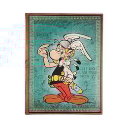 Paperblanks Тефтер Asterix the Gaul, Ultra, широки редове, твърда корица, 72 листа