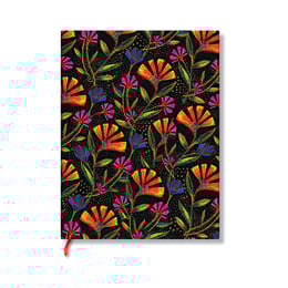 Paperblanks Тефтер Wild Flowers, Midi, мека корица, 88 листа