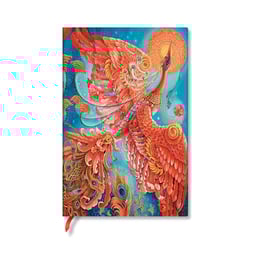 Paperblanks Тефтер Firebird, Mini, широки редове, твърда корица, 88 листа