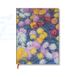 Paperblanks Тефтер Monet Chrysanthemums, Ultra, твърда корица, 72 листа