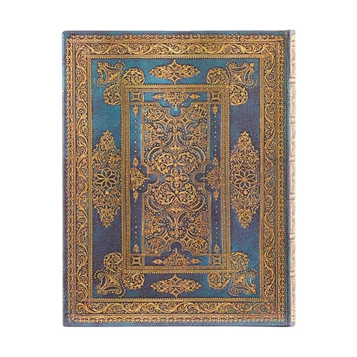 Paperblanks Тефтер Blue Luxe, Ultra, широки редове, твърда корица, 72 листа