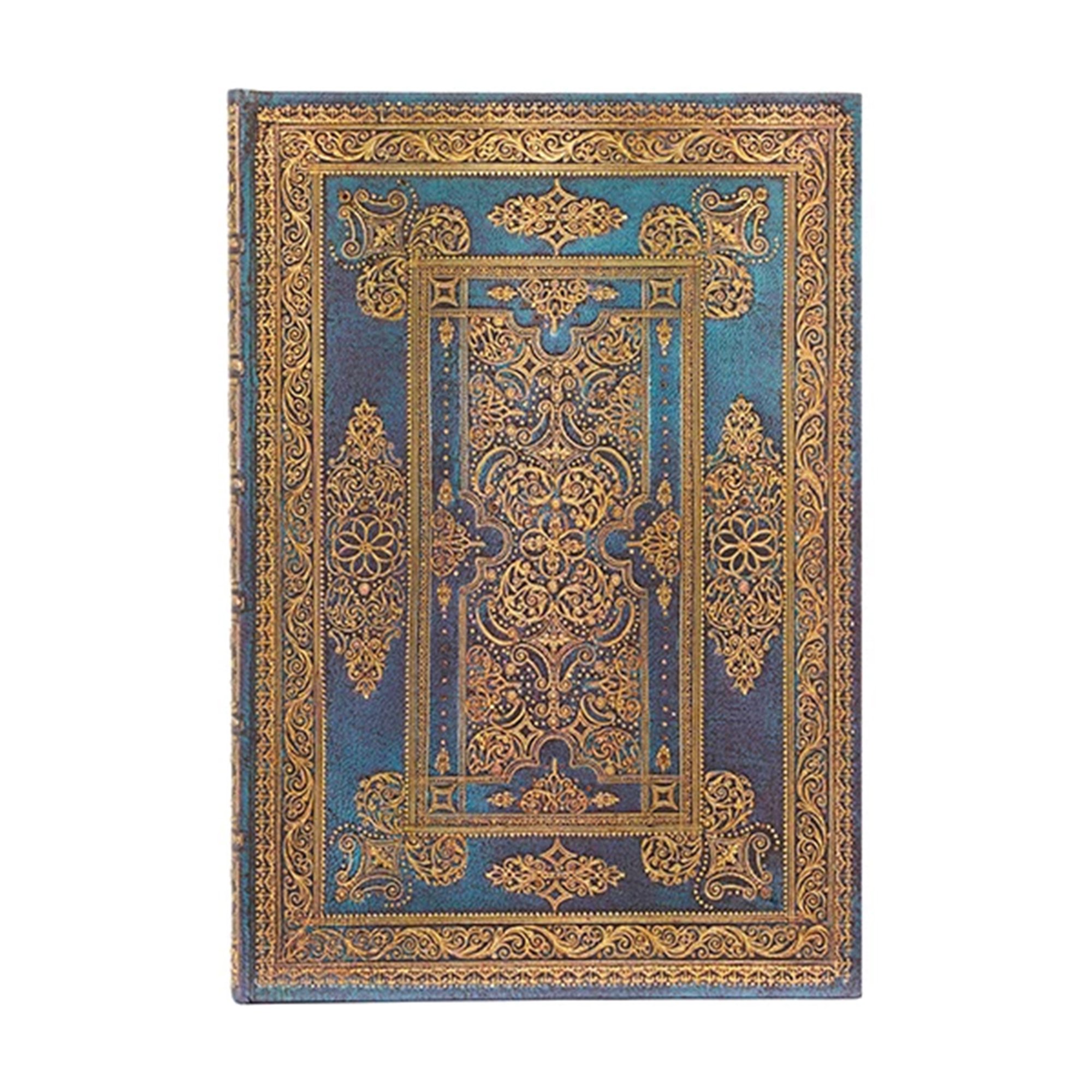 Paperblanks Тефтер Blue Luxe, Midi, твърда корица, 72 листа