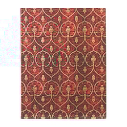 Paperblanks Тефтер Red Velvet, Ultra, широки редове, мека корица, 88 листа