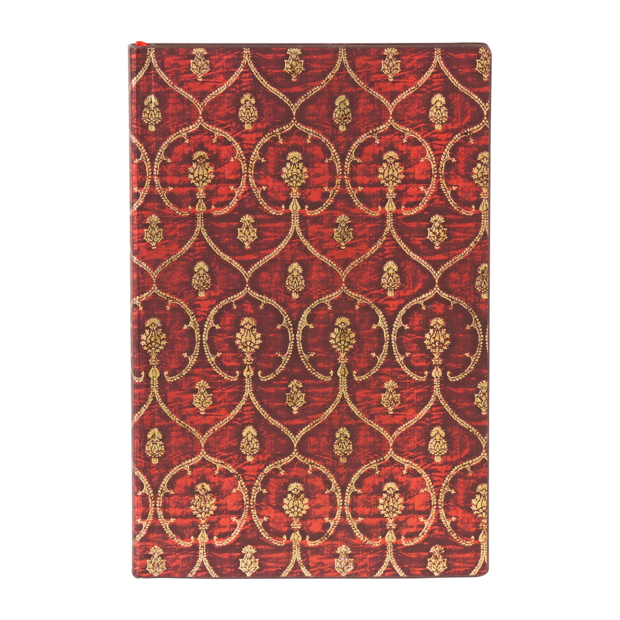 Paperblanks Тефтер Red Velvet, Mini, широки редове, мека корица, 104 листа