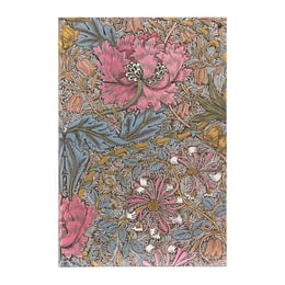 Paperblanks Адресна книга William Morris Pink Honeysuckle, Mini, 64 листа