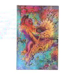 Paperblanks Планер Humming Dragon, Maxi, на точки, мека корица, 96 листа