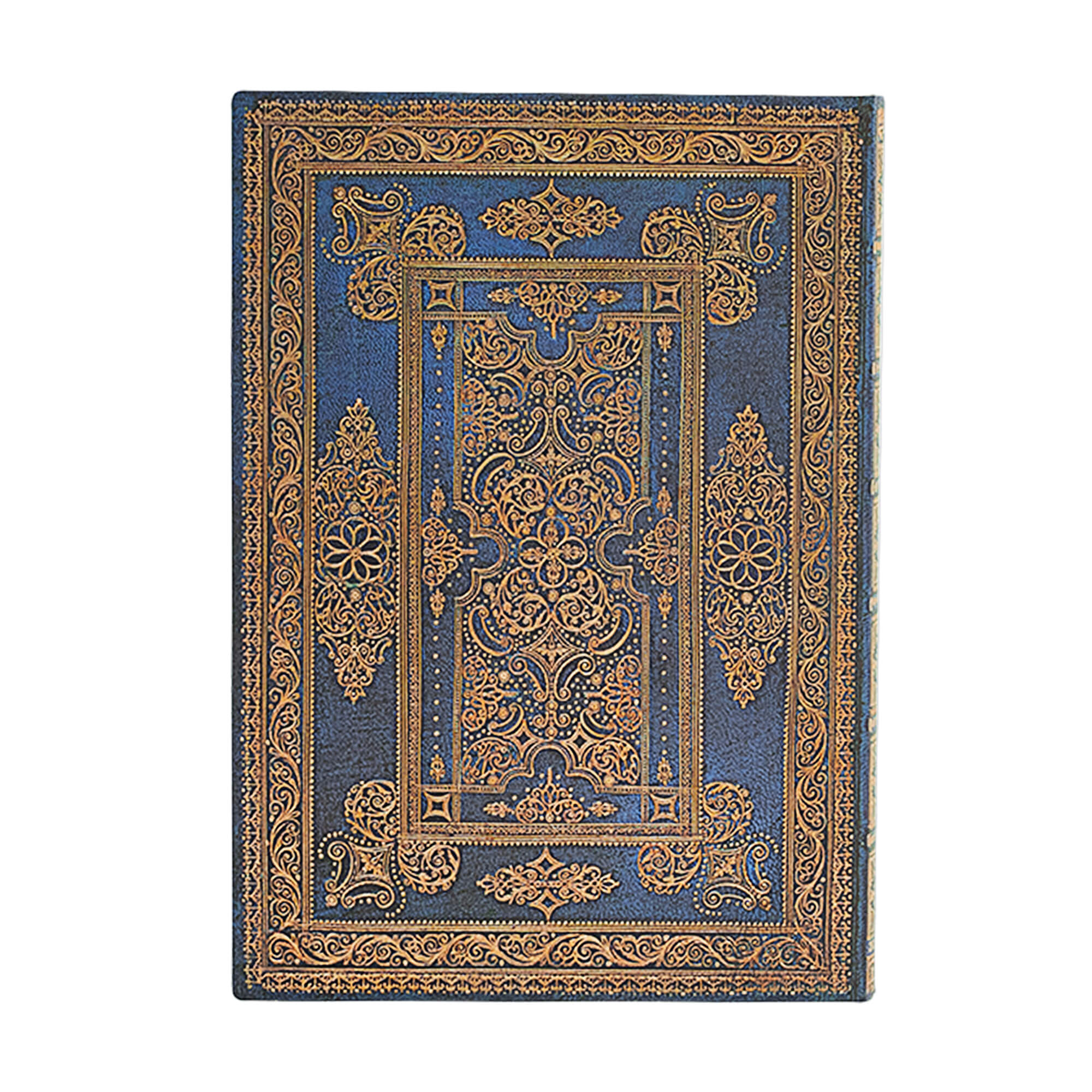 Paperblanks Планер Blue Luxe, Midi, хоризонтален, мека корица, 112 листа, за 2024-2025 година