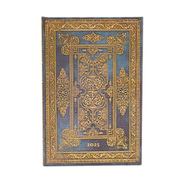 Paperblanks Планер Blue Luxe, Mini, Verso, твърда корица, 80 листа, за 2025 година