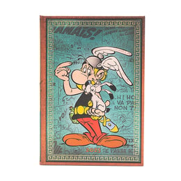 Paperblanks Планер Asterix the Gaul, Midi, Verso, твърда корица, 80 листа, за 2025 година