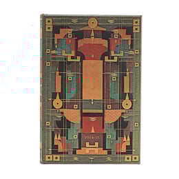 Paperblanks Планер Lion's Den, Mini, хоризонтален, твърда корица, 104 листа, за 2024-2025 година