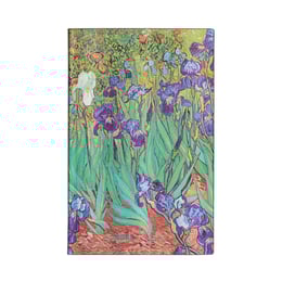 Paperblanks Планер Van Gogh's Irises, Maxi, хоризонтален, мека корица, 88 листа, за 2025 година
