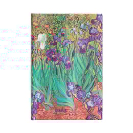 Paperblanks Планер Van Gogh's Irises, Mini, Verso, твърда корица, 80 листа, за 2025 година