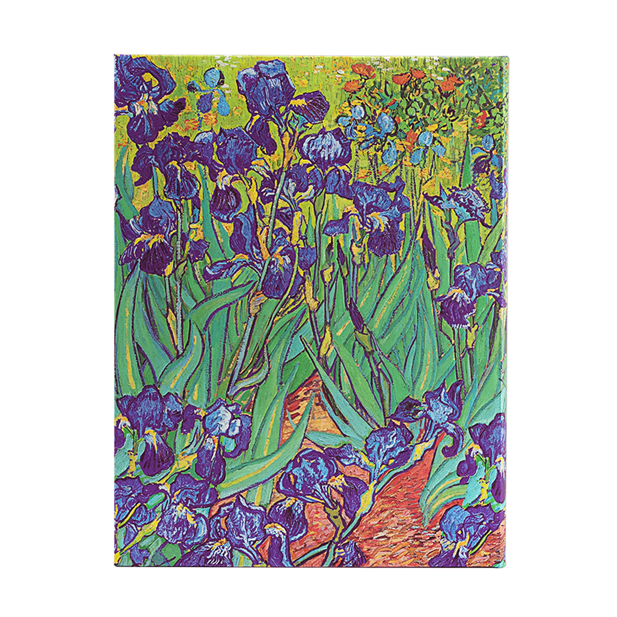 Paperblanks Планер Van Gogh's Irises, Ultra, вертикален, твърда корица, 104 листа, за 2024-2025 година