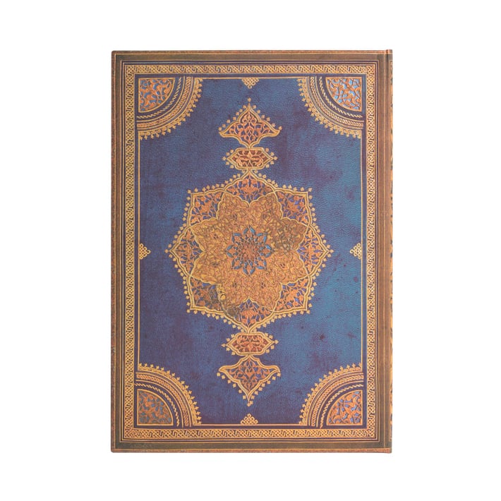 Paperblanks Планер Safavid Indigo, Grande, вертикален, твърда корица, 80 листа, за 2025 година