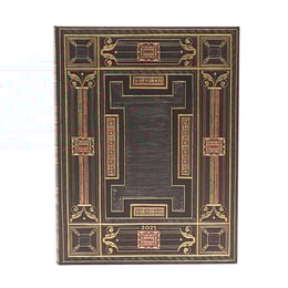 Paperblanks Планер Onyx, Ultra, 1 ден на страница, твърда корица, 208 листа, за 2025 година