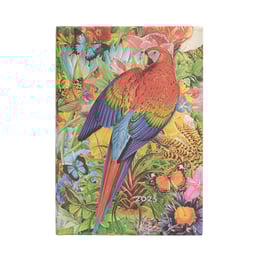 Paperblanks Планер Tropical Garden, Midi, Verso, твърда корица, 80 листа, за 2025 година