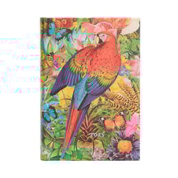 Paperblanks Планер Tropical Garden, Mini, 1 ден на страница, твърда корица, 208 листа, за 2025 година